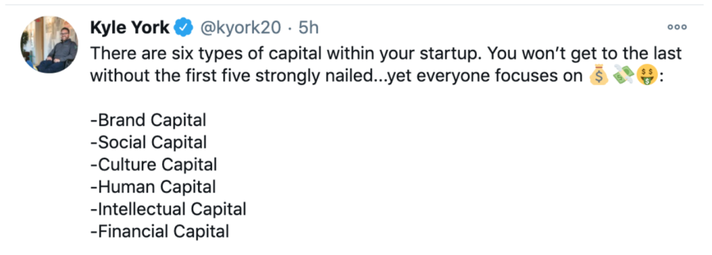 6 types of capital