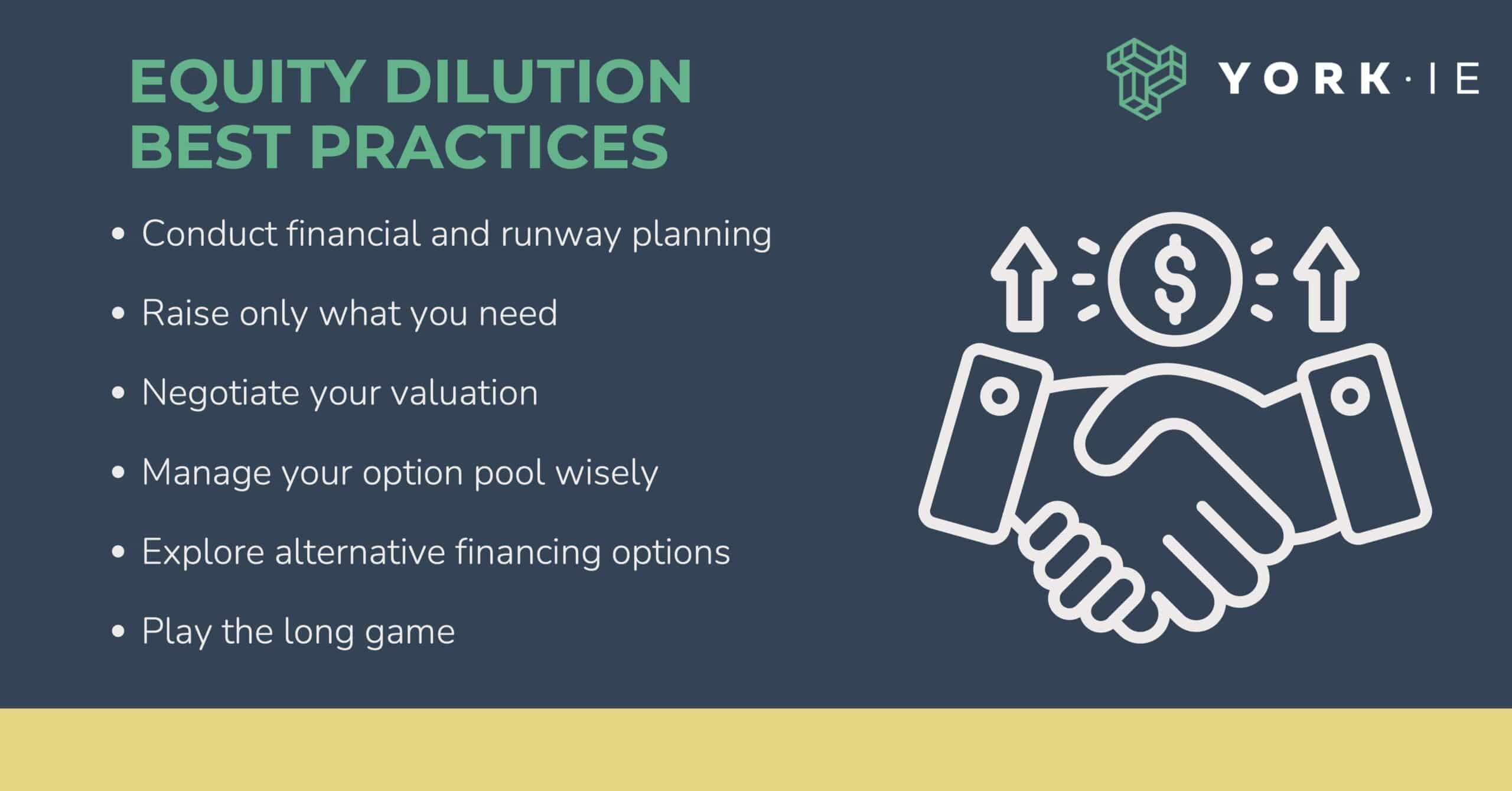 startup equity dilution best practices