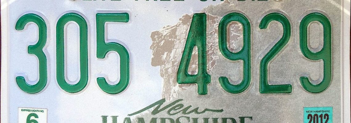 NH license plate